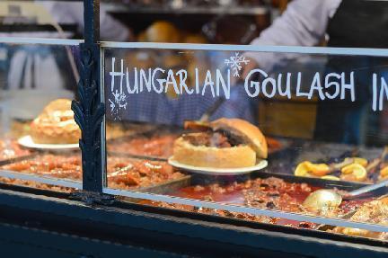 Típico goulash en Budapest