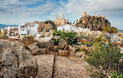 Panorámica del bello pueblo de Olvera