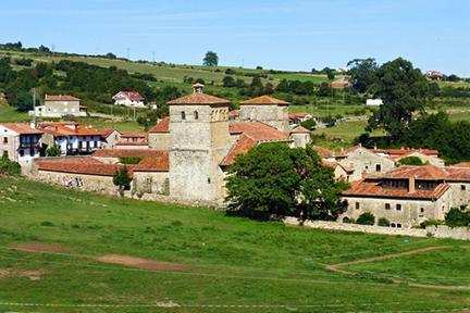 Colegiata de Santillana del Mar en Cantabria