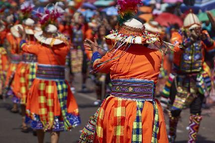 Divertido carnaval de Arequipa, Chile