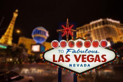 Cartel luminoso de Las Vegas, Nevada, EE.UU.