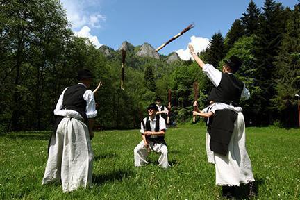 Festival tradicional de Cerveny Klastor en Eslovaquia