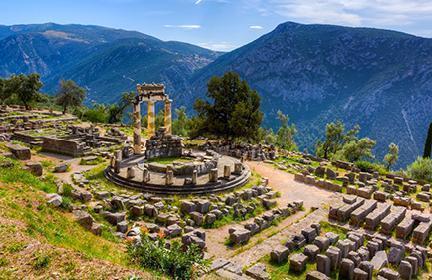 Santuario circular o Tholos en Delfos