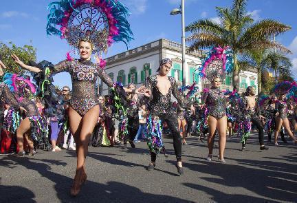 Desfile de Carnaval en Las Palmas de Gran Canaria