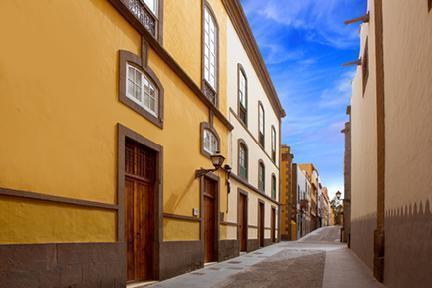 Casas del barrio de Vegueta en Las Palmas de Gran Canaria