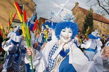 Holandeses disfrutando de la fiesta de Carnaval