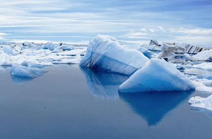 Lago glaciar de Jökulsá