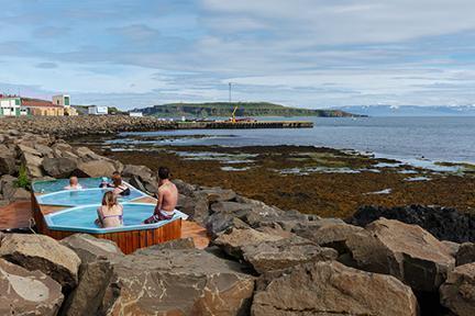 piscinas de agua caliente en Islandia