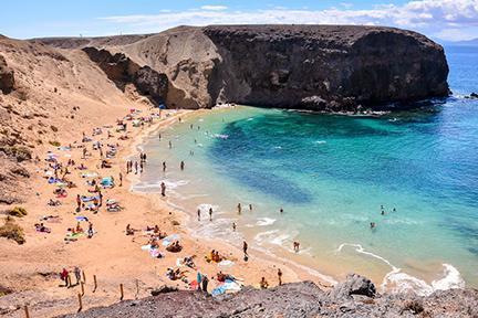 Vista de una de las playas de Papagayo