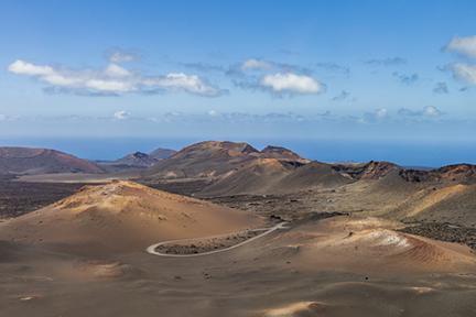 Vistas del Parque Nacional de Timanfaya