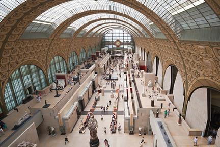 Interior del Museo de Orsay de París