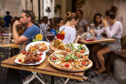 Oferta gastronómica en la ciudad de Roma es muy amplia y rica