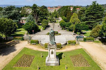 La bellaza de los parques y jardines de Santiago de Compostela es digna de visitar