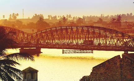 Saint louis, puente faidherbe, Senegal