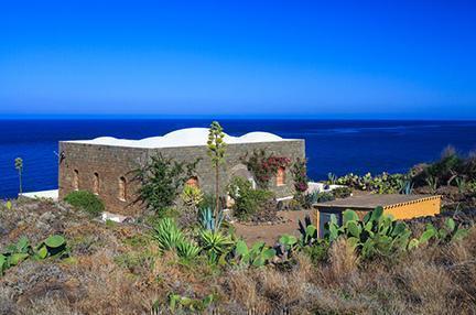 Casa típica de Pantelleria en Sicilia