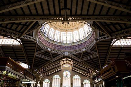 Cúpula del Mercado Central de Valencia