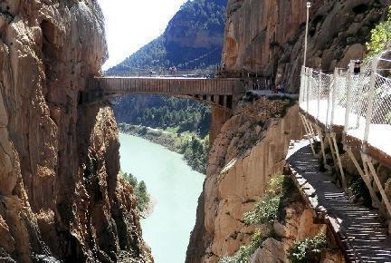 El Caminito del Rey en el Desfiladero de los Gaitanes