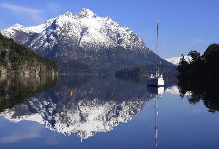 Lago Nahue Huapi, navegar, Argentina