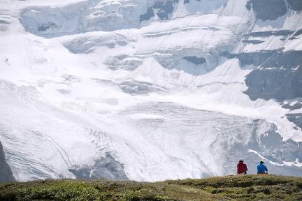 Glaciar en Las Rocosas