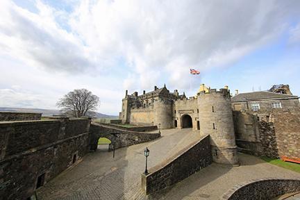 Bello e histórico castillo de Stirling, Escocia