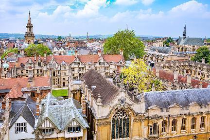 Oxford vista de la ciudad. Reino Unido.