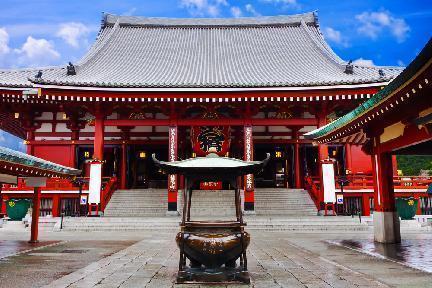 Templo budista de Sensoji en Tokio