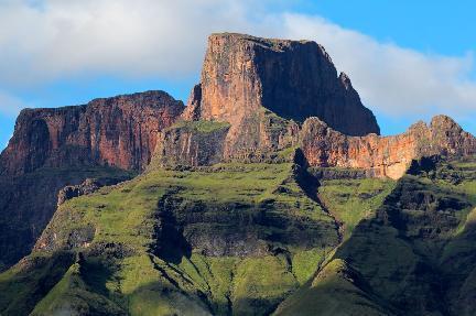 Drakensberg, montañas, anfiteatro, Sudáfrica