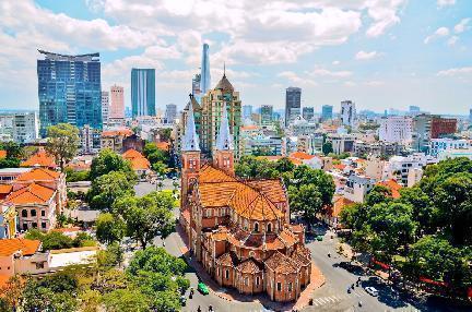 Ho chi minh, catedral, Vietnam