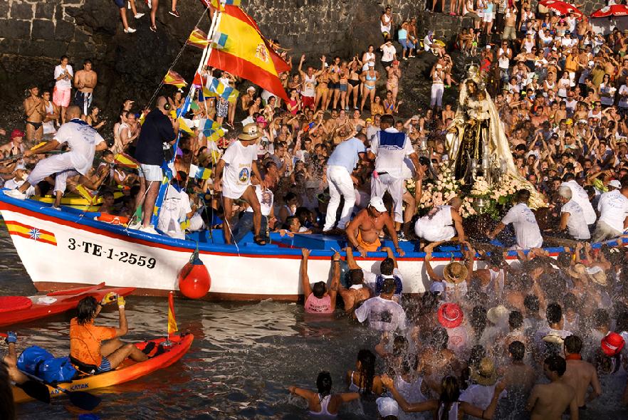 Fiesta del Carmen en el puerto de Santa Cruz de Tenerife