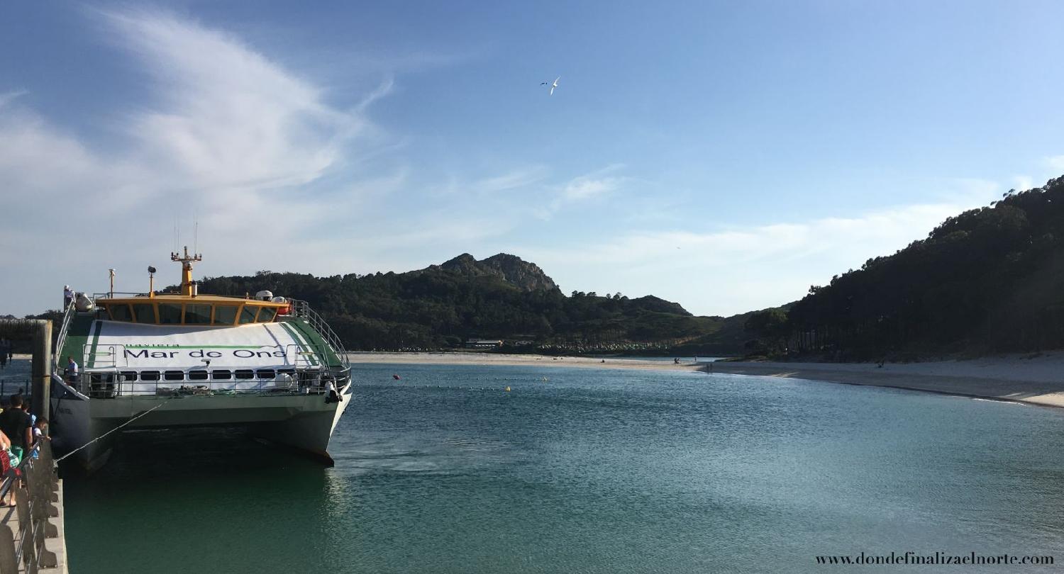 Playa de Rodas en las Islas Cíes