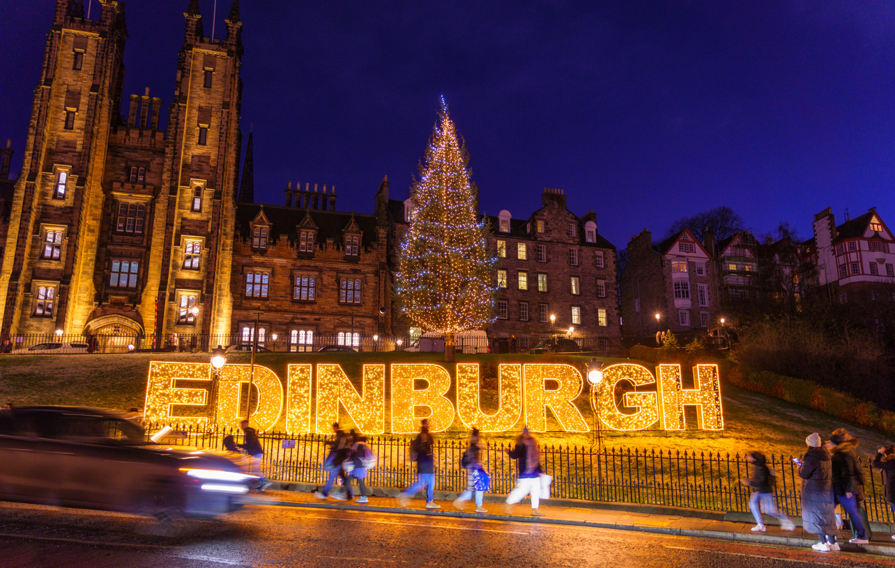 Edimburgo con motivos navideños