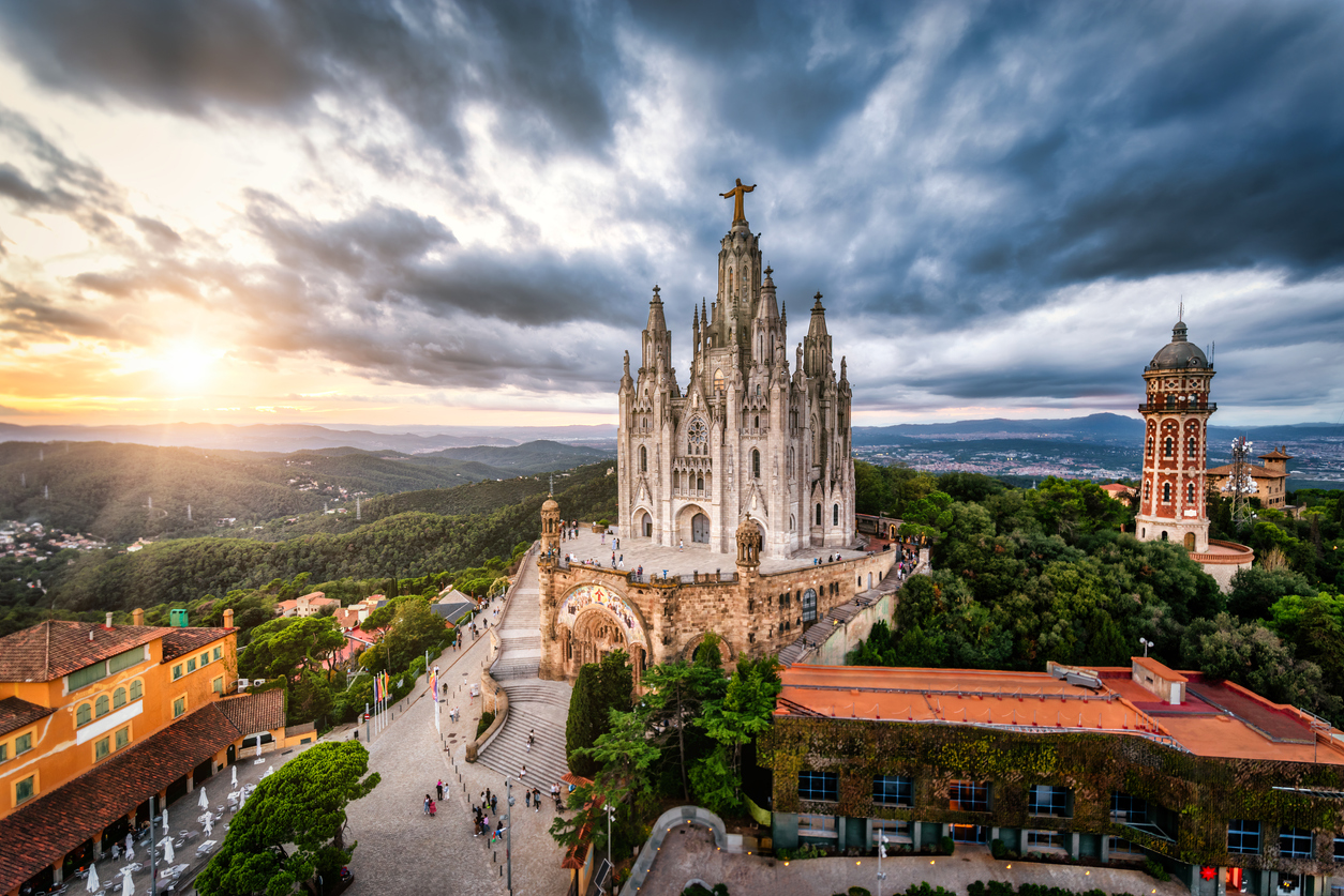 El Tibidabo, cima mítica en la ciudad de Barcelona