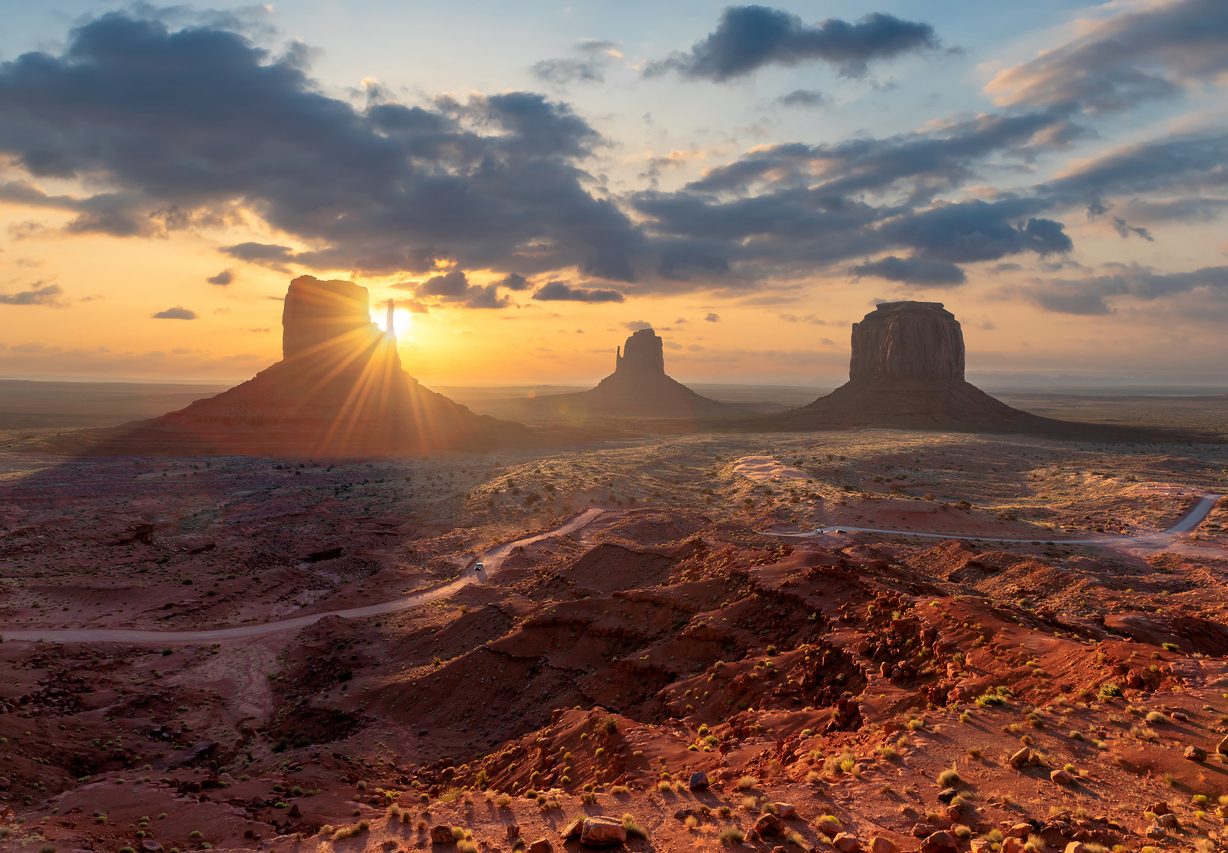 Desierto de Arizona cerca del Gran Cañón