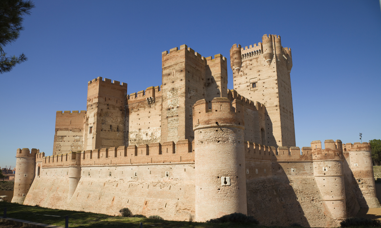 Impresionante castillo de la Mota