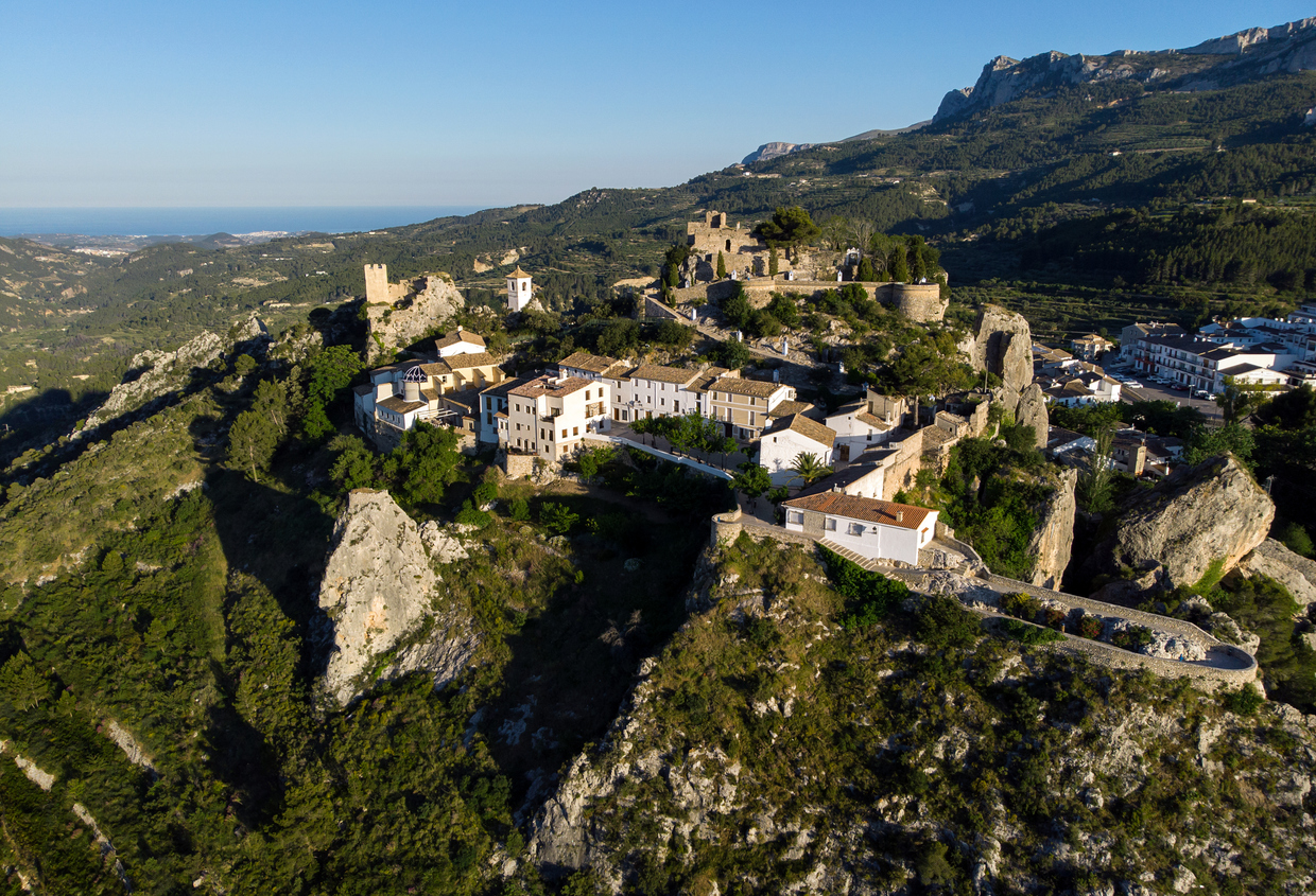 Castillo y localidad de Guadalest, Alicante