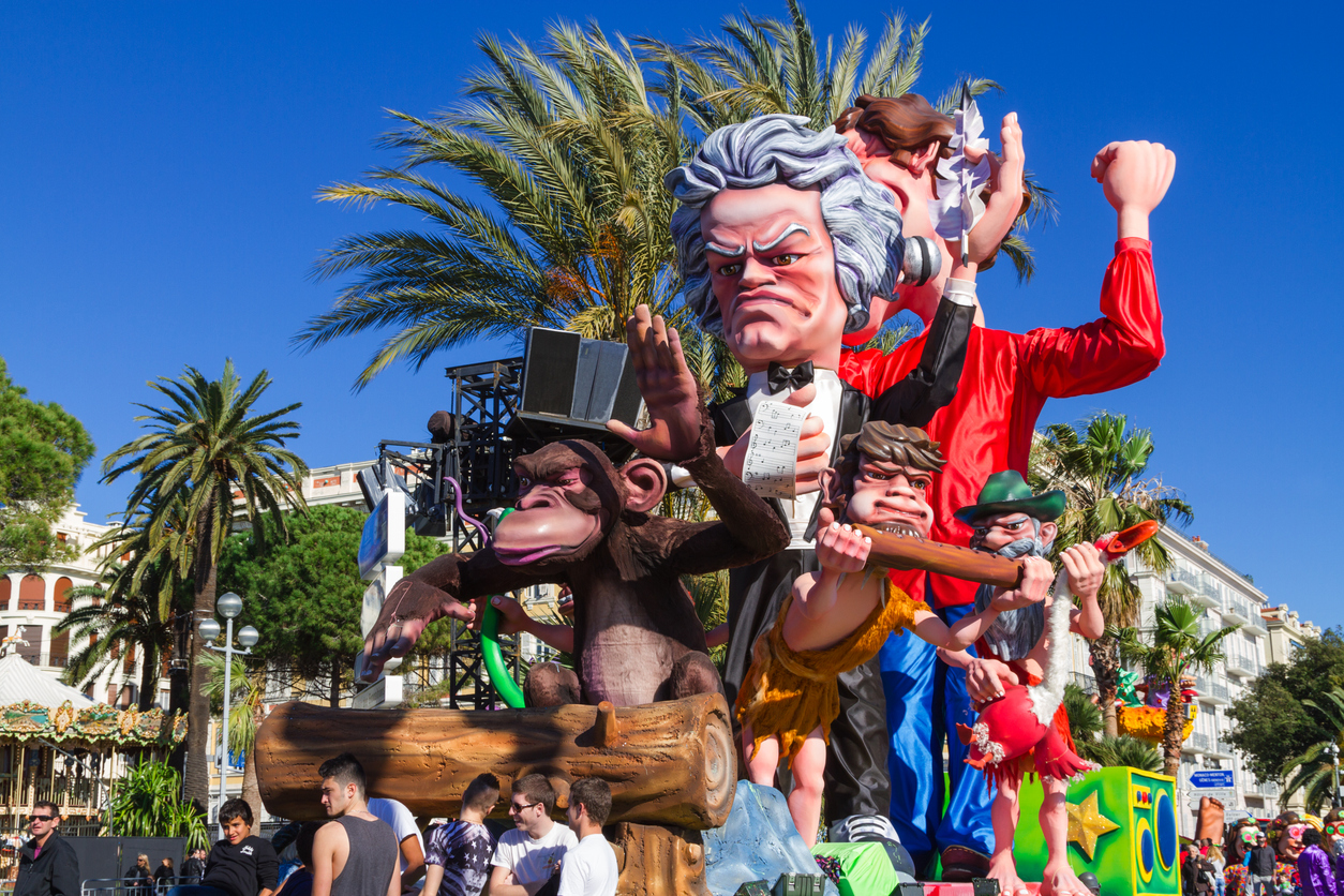 Carroza del carnaval de Niza, Francia