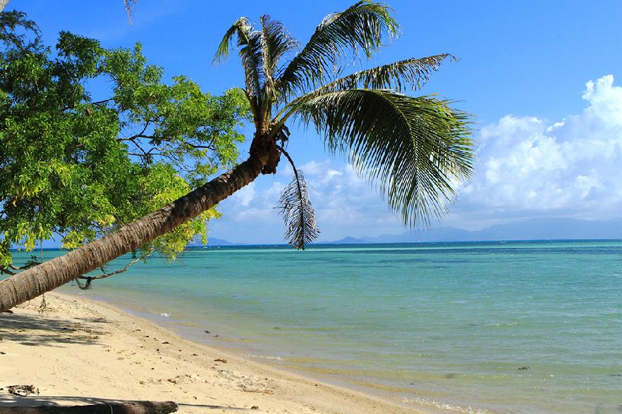 Hermosa playa de Koh Samui en Tailandia