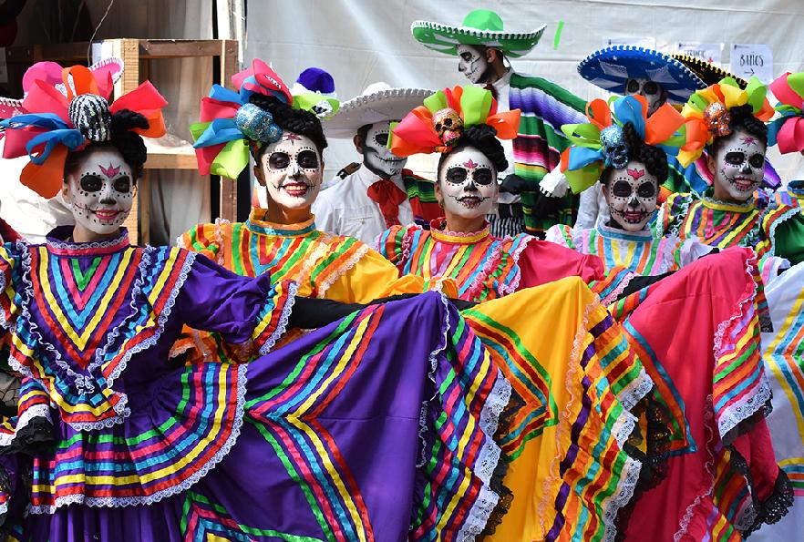 Catrinas, una imágen típica del Día de los Muertos en México