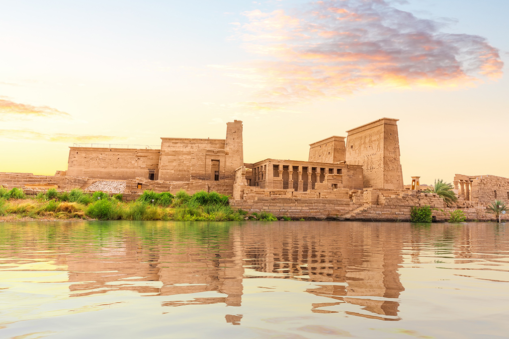 Templo de Filé a orillas del Nilo