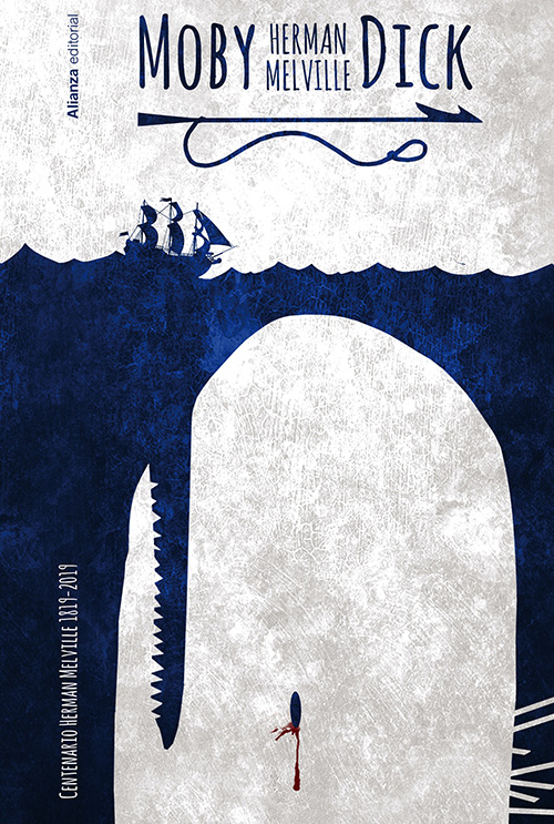 Cubierta de Moby Dick de la editorial Alianza