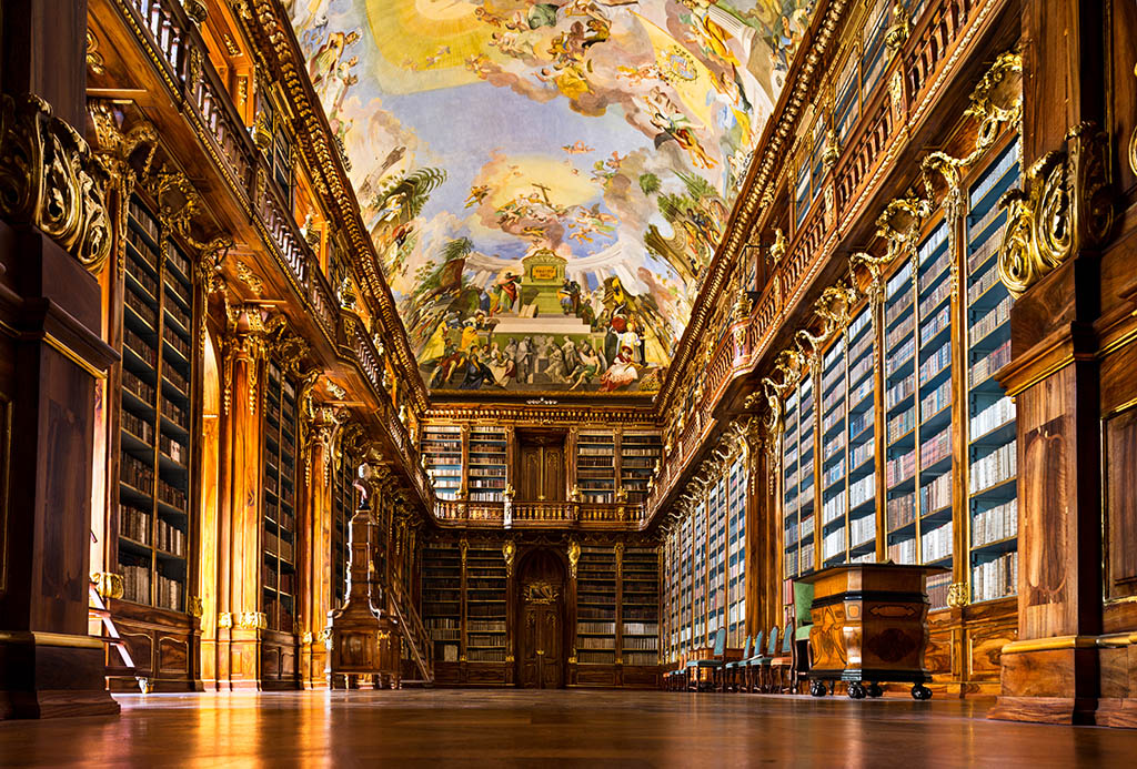 Biblioteca histórica del monasterio de Strahov en Praga