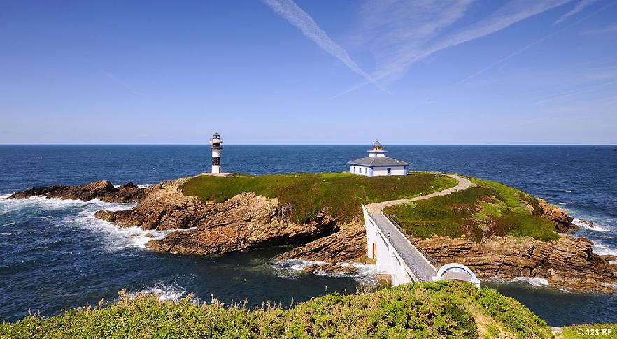 Faro de Isla Pancha, Ribadeo