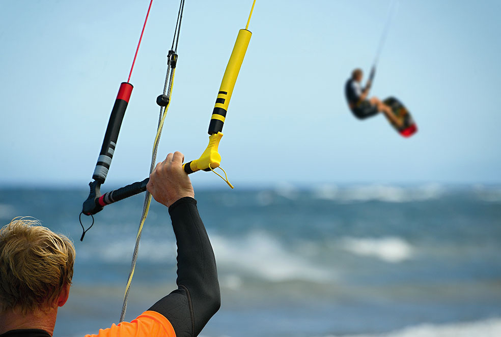Kite-surfer en Tarifa