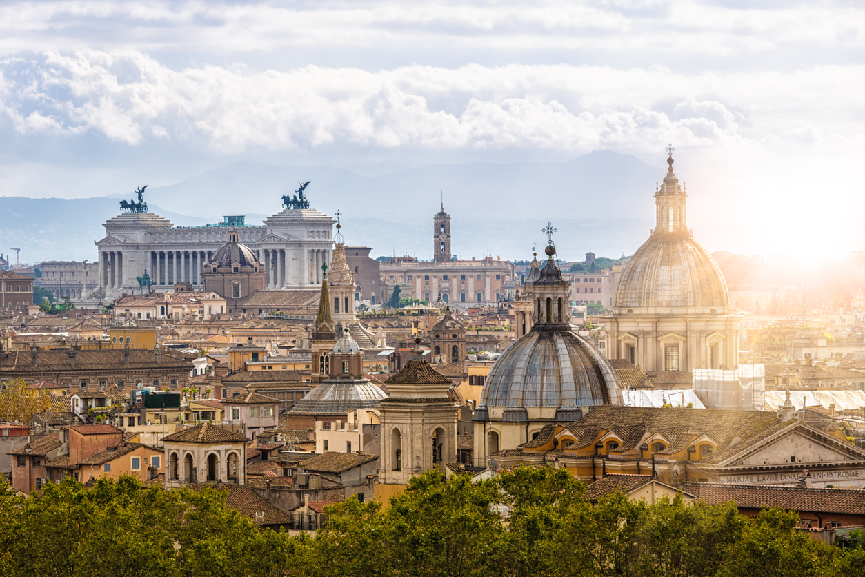 Panorámica de la ciudad de Roma